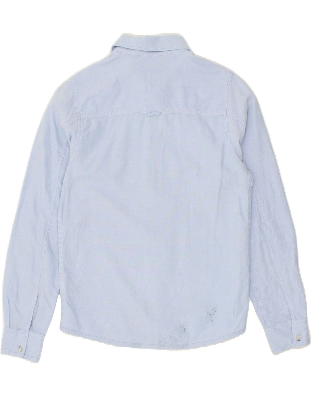 TIMBERLAND Boys Shirt 13-14 Years Small Blue Cotton Vintage Timberland and Second-Hand Timberland from Messina Hembry 