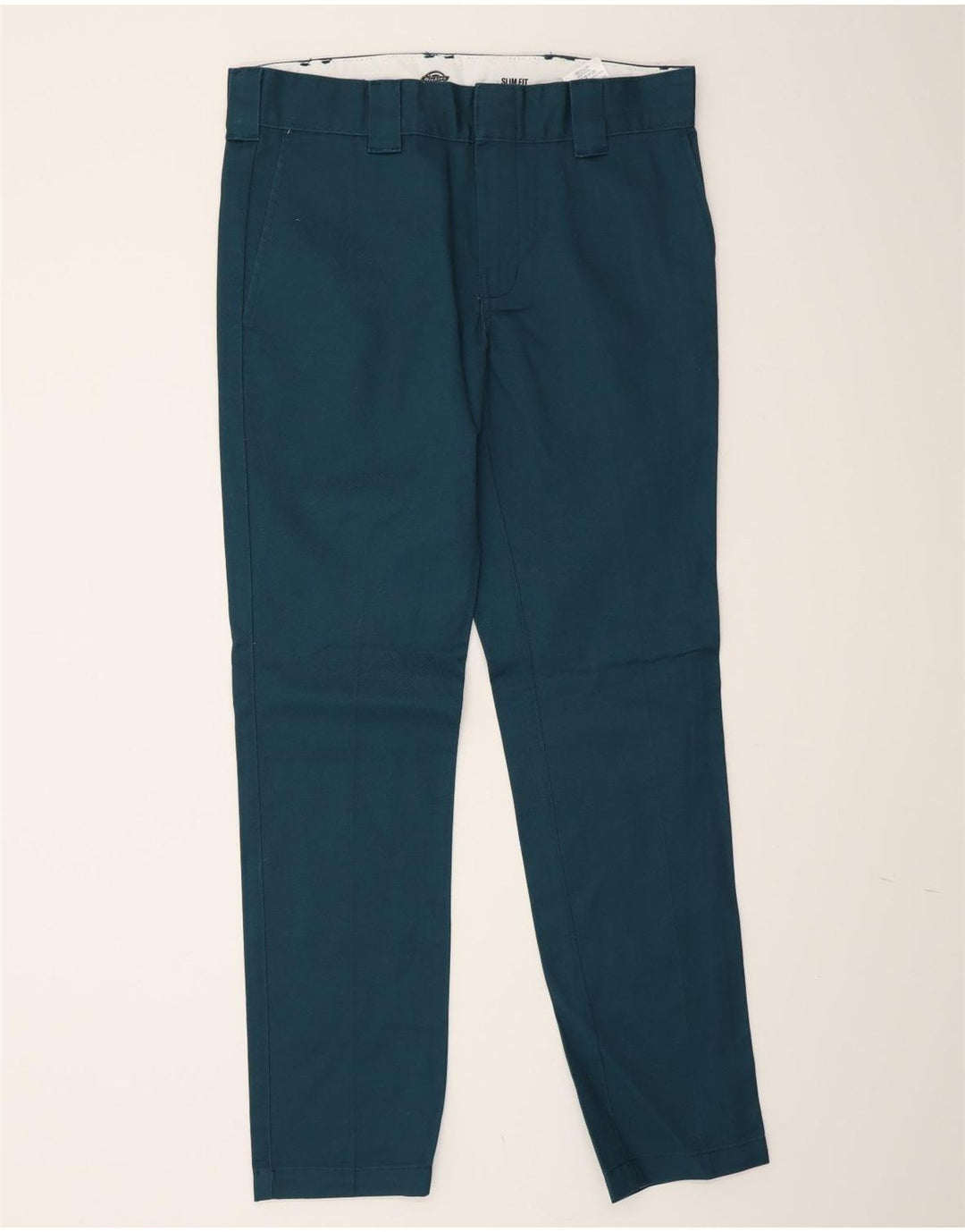 Męskie spodnie chino Dickies Slim Fit W32 L32 Niebieski poliester