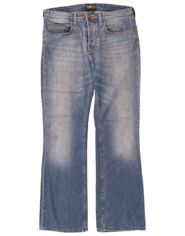 Męskie dżinsy Lee Elton Bootcut W31 L32, niebieska bawełna