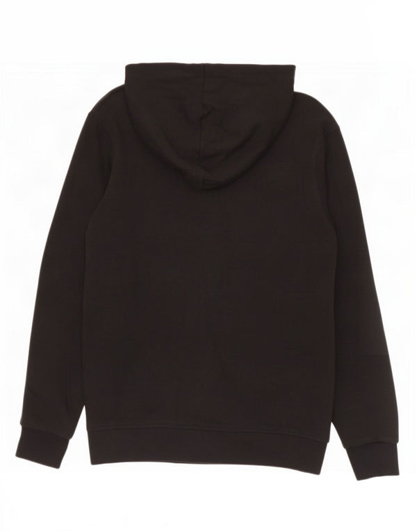 Chłopięcy sweter Diadora z kapturem i zamkiem, 9-10 lat, duży, czarny, bawełniany