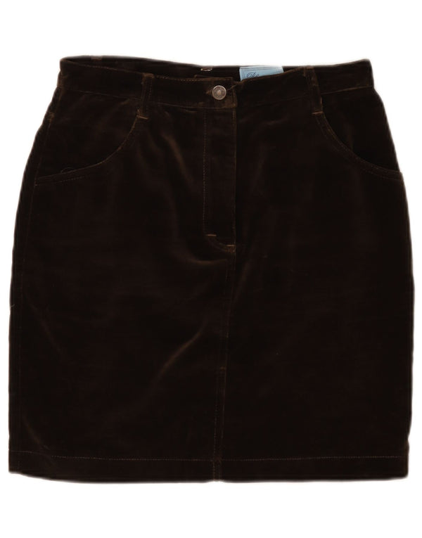Damska spódnica ołówkowa Blumarine IT 44 Medium W28 Brązowa bawełna