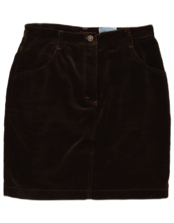 Damska spódnica ołówkowa Blumarine IT 44 Medium W28 Brązowa bawełna
