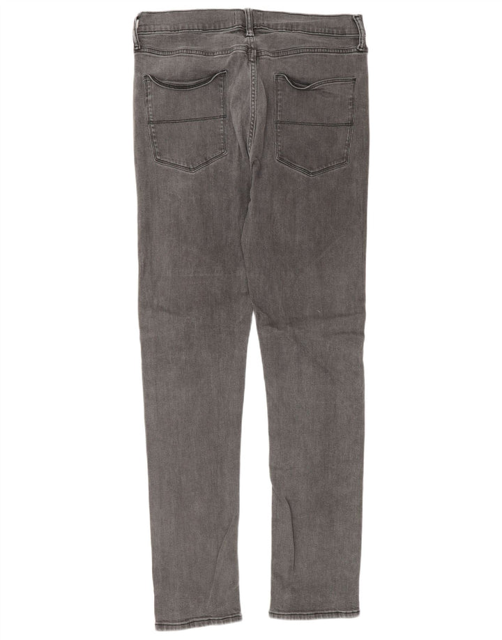 Marks & Spencer Męskie jeansy slim W34 L33 Szara bawełna