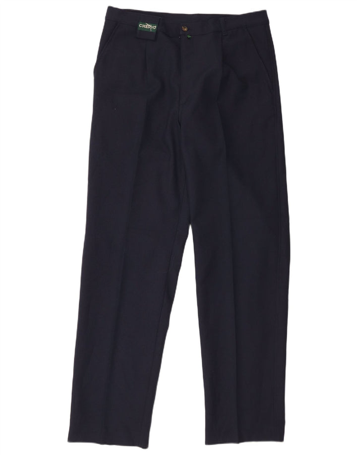 Męskie spodnie Chino Chervo IT 50 Large W34 L33 Granatowy poliester