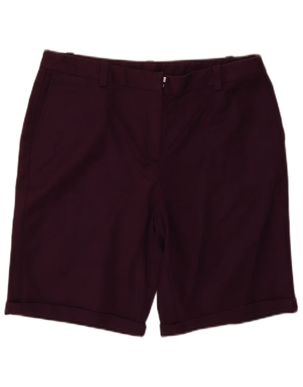 Crew Clothing Damskie spodenki Chino UK 12 Medium W30 Burgundowa bawełna