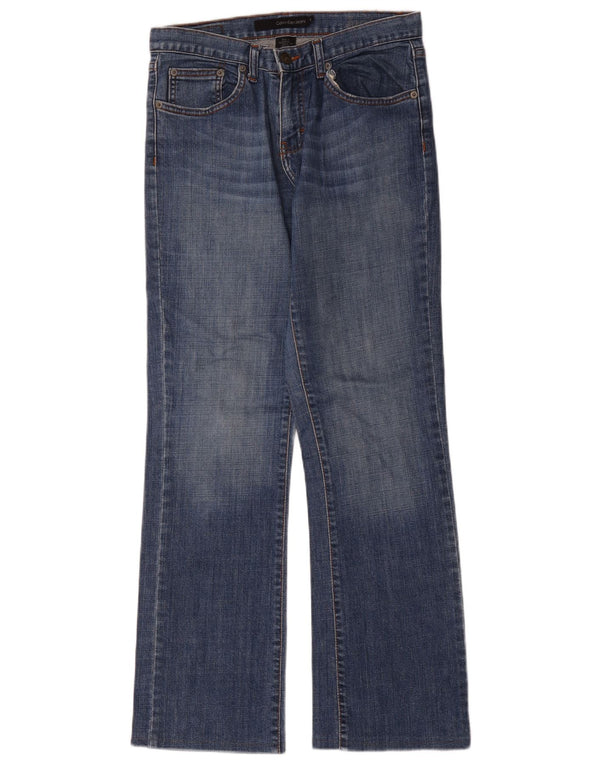 Damskie jeansy Calvin Klein Bootcut US 6 Medium W32 L31 Niebieska bawełna