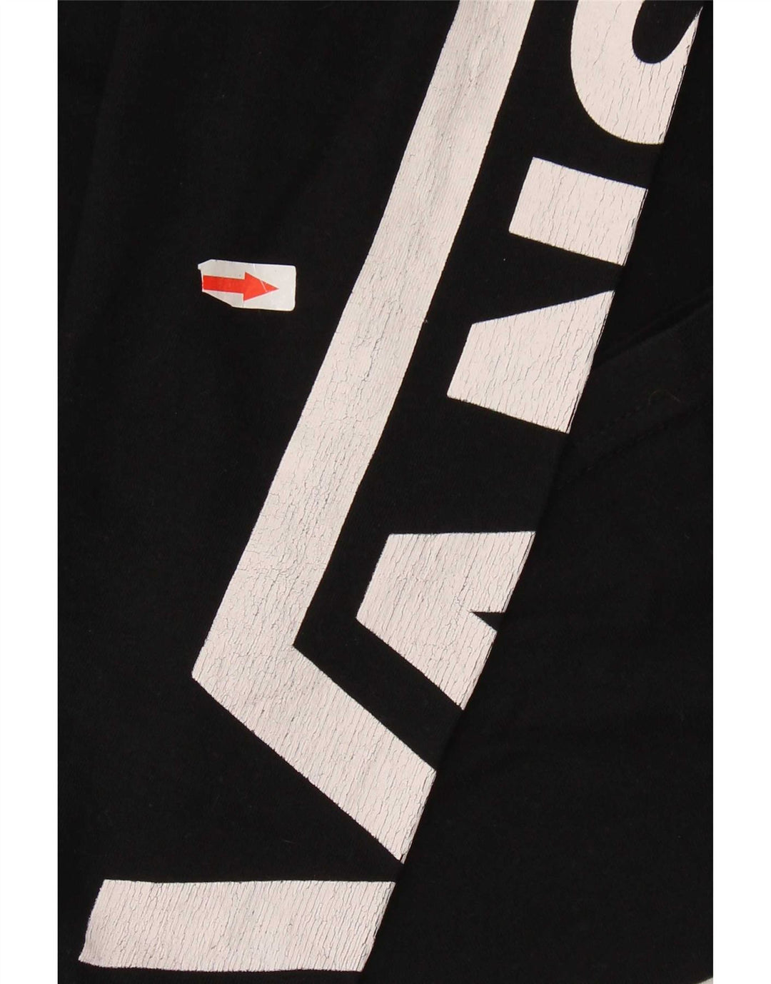 Męski graficzny top Vans z długim rękawem XL, czarny, bawełniany