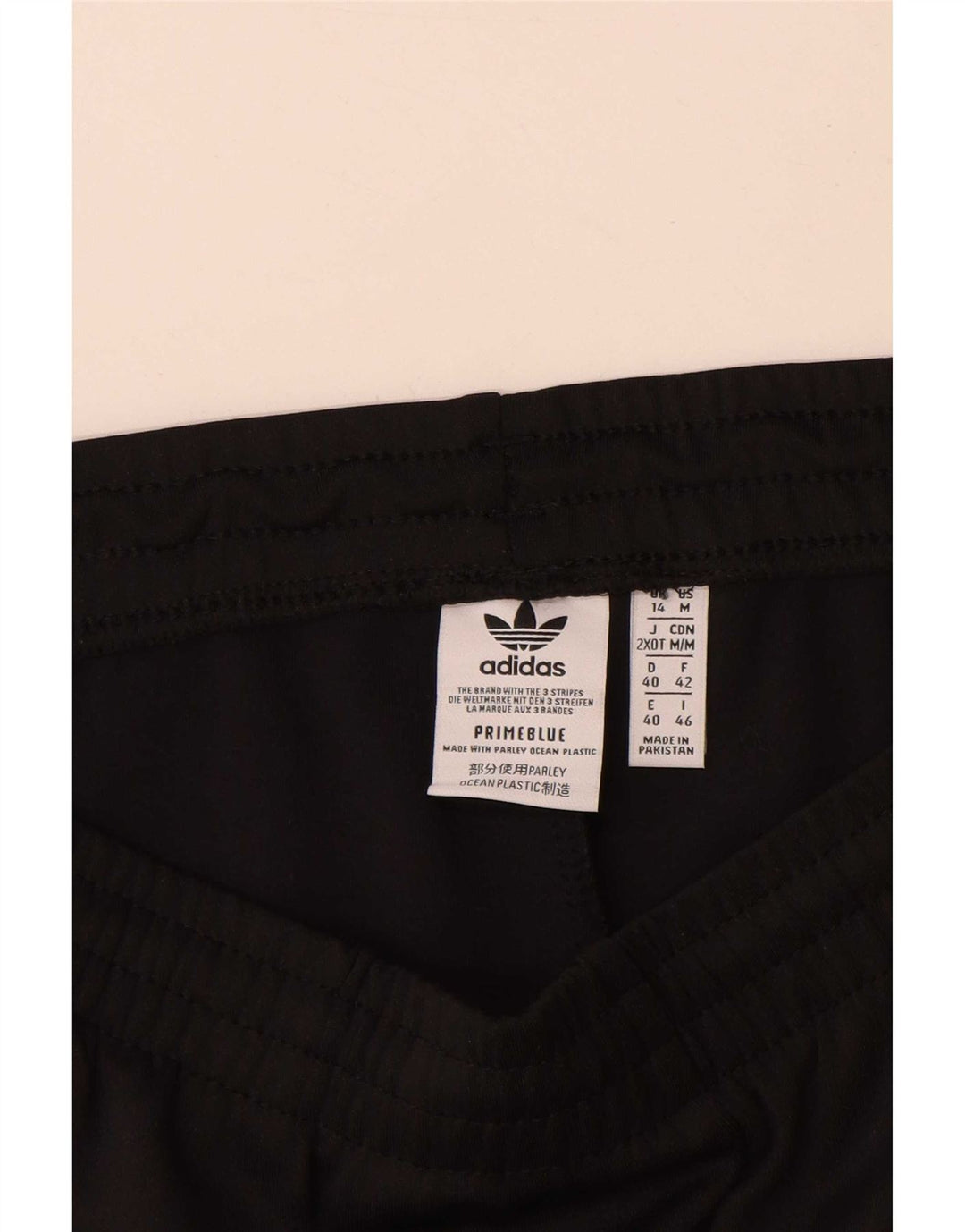 Damskie spodnie dresowe Adidas UK 14 Średni czarny poliester