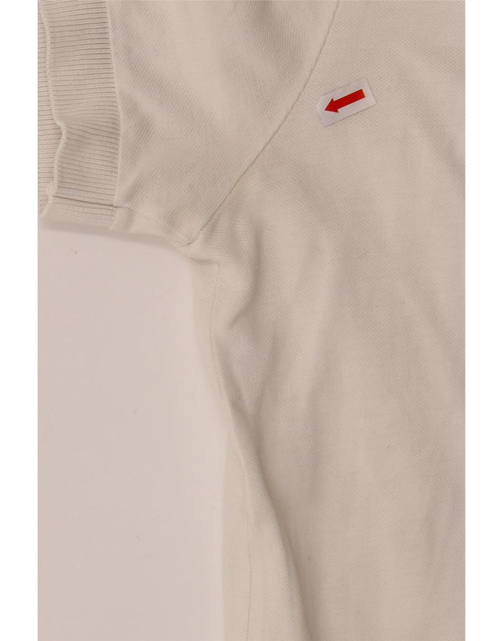 LACOSTE Mens Polo Shirt Size 4 Medium White Cotton Vintage Lacoste and Second-Hand Lacoste from Messina Hembry 