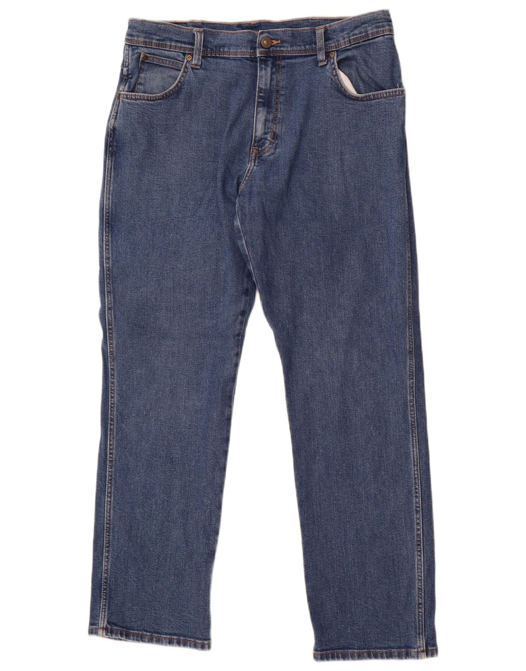 Męskie jeansy Wrangler Regular Straight W36 L30 Niebieskie bawełniane