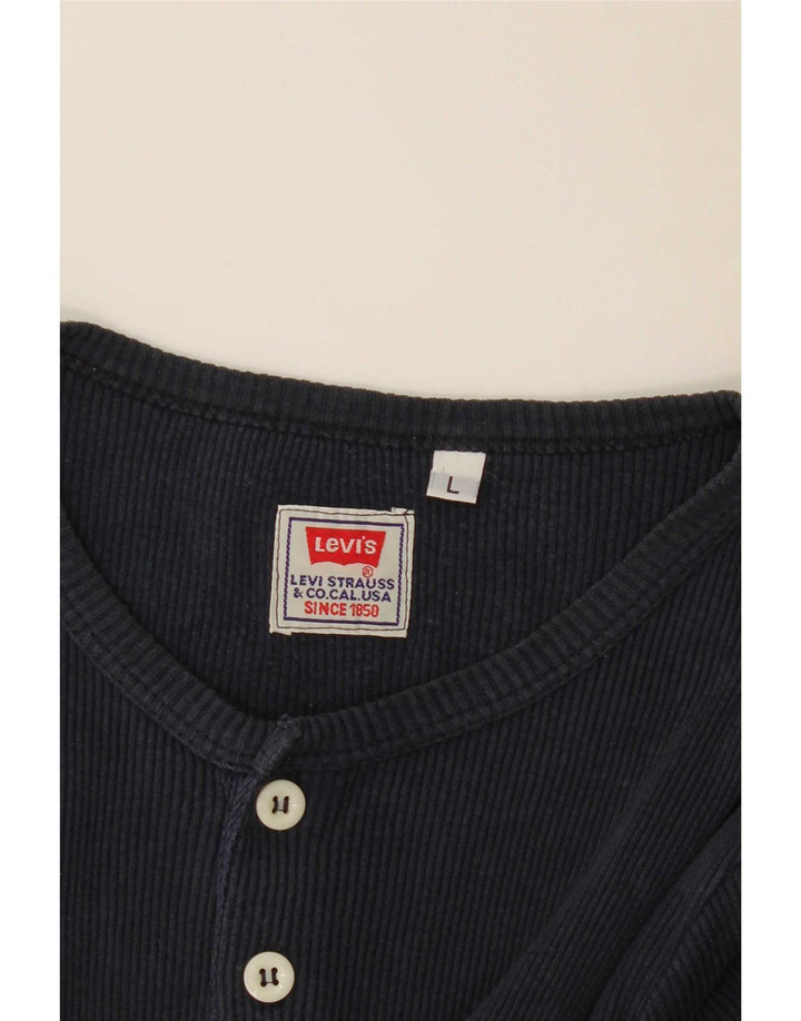 Koszulka damska Levi's Top UK 14, duża, granatowa