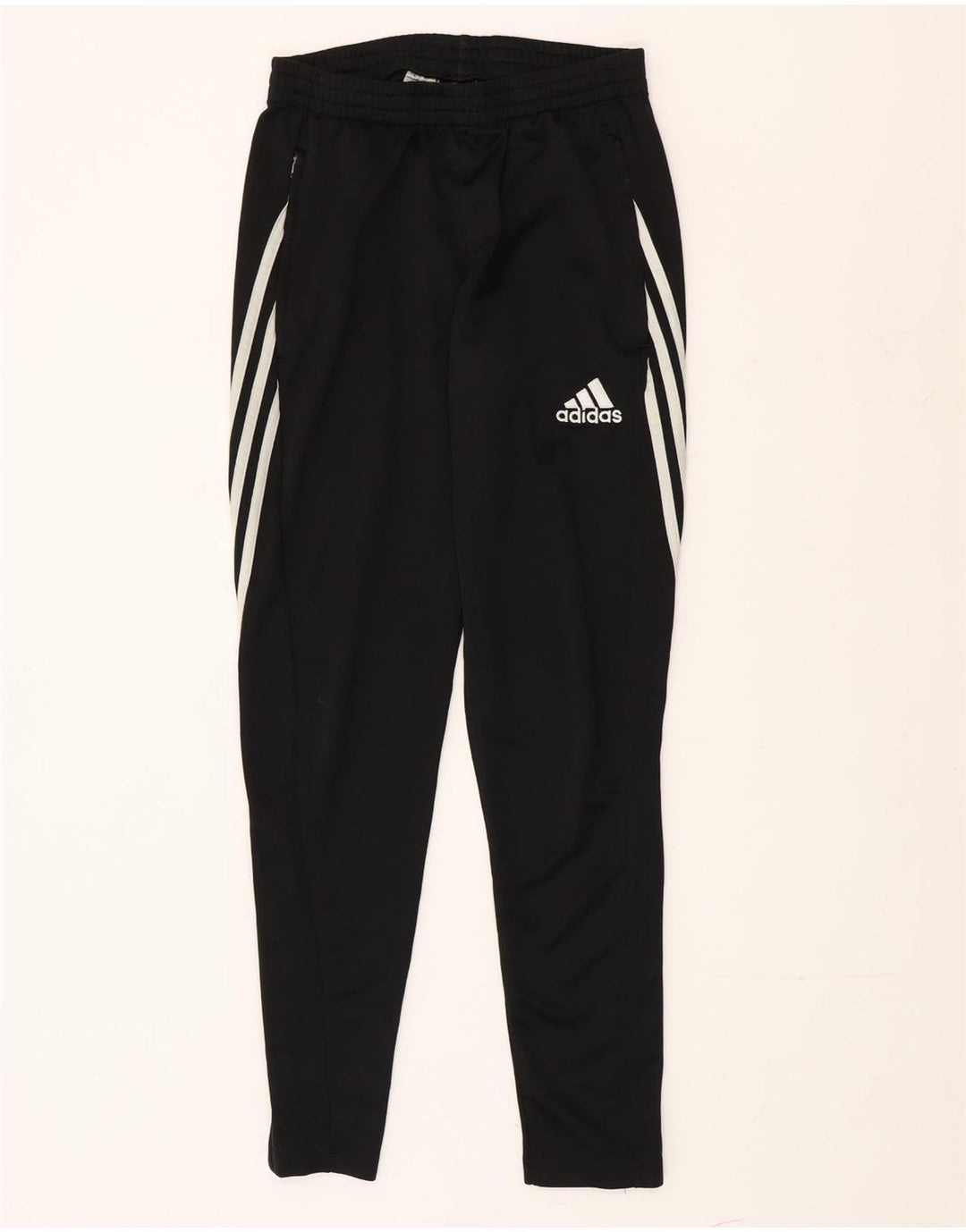 Męskie spodnie dresowe Adidas Climalite, małe, czarne, poliestrowe
