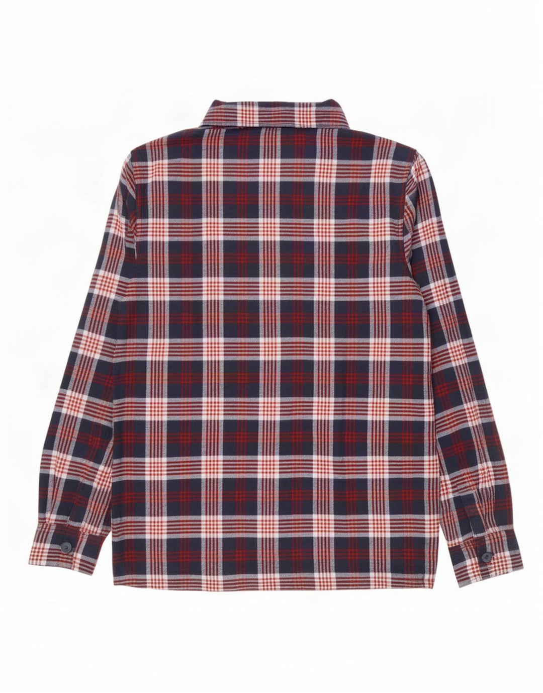 Męska koszula flanelowa Active Touch drwal, średnia, granatowa, bawełniana w kratkę