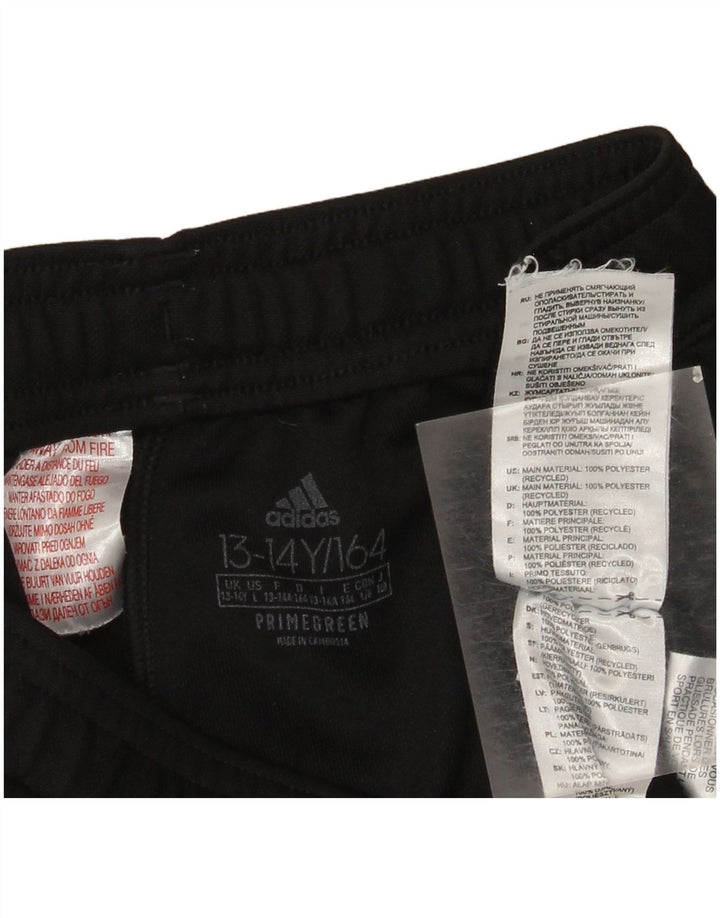 Chłopięce spodnie dresowe Adidas Aeroready 13-14 lat, czarny poliester
