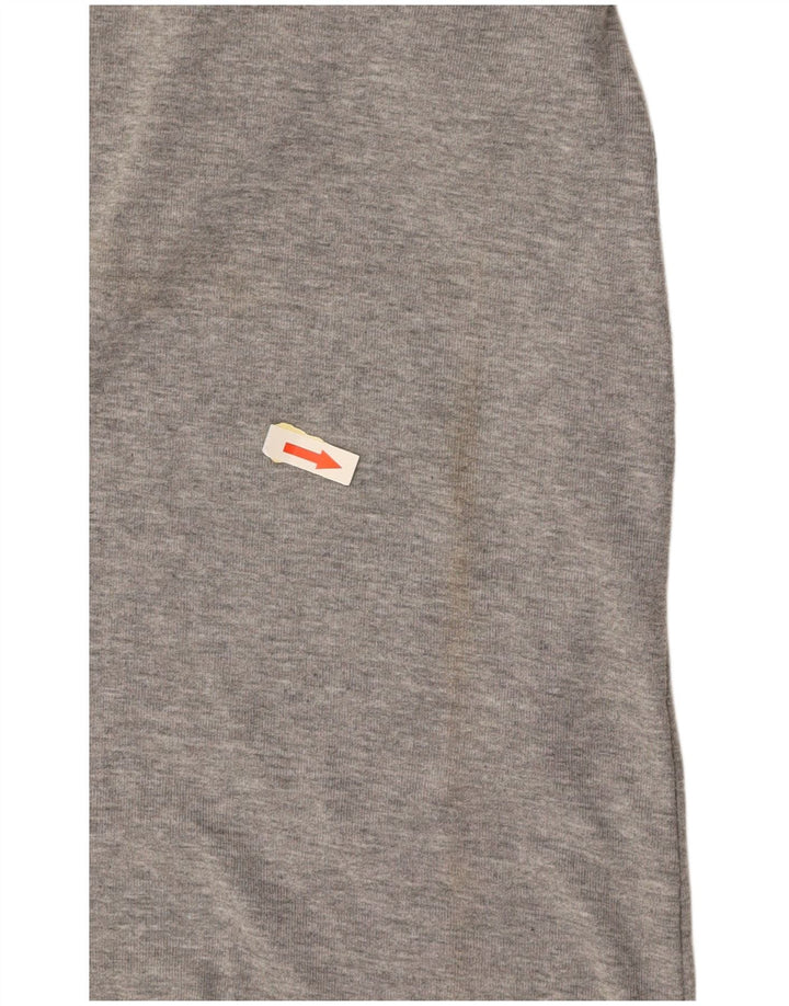 Damska koszulka z grafiką REEBOK Top UK 14, średnia szara bawełna