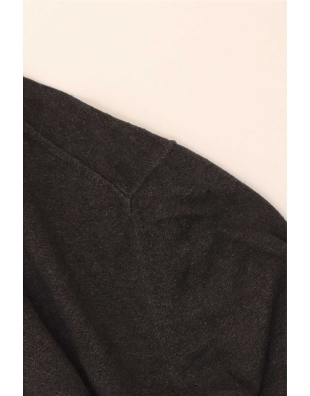 Marks & Spencer Męski sweter z dekoltem w kształcie litery V, XL, szary, bawełniany