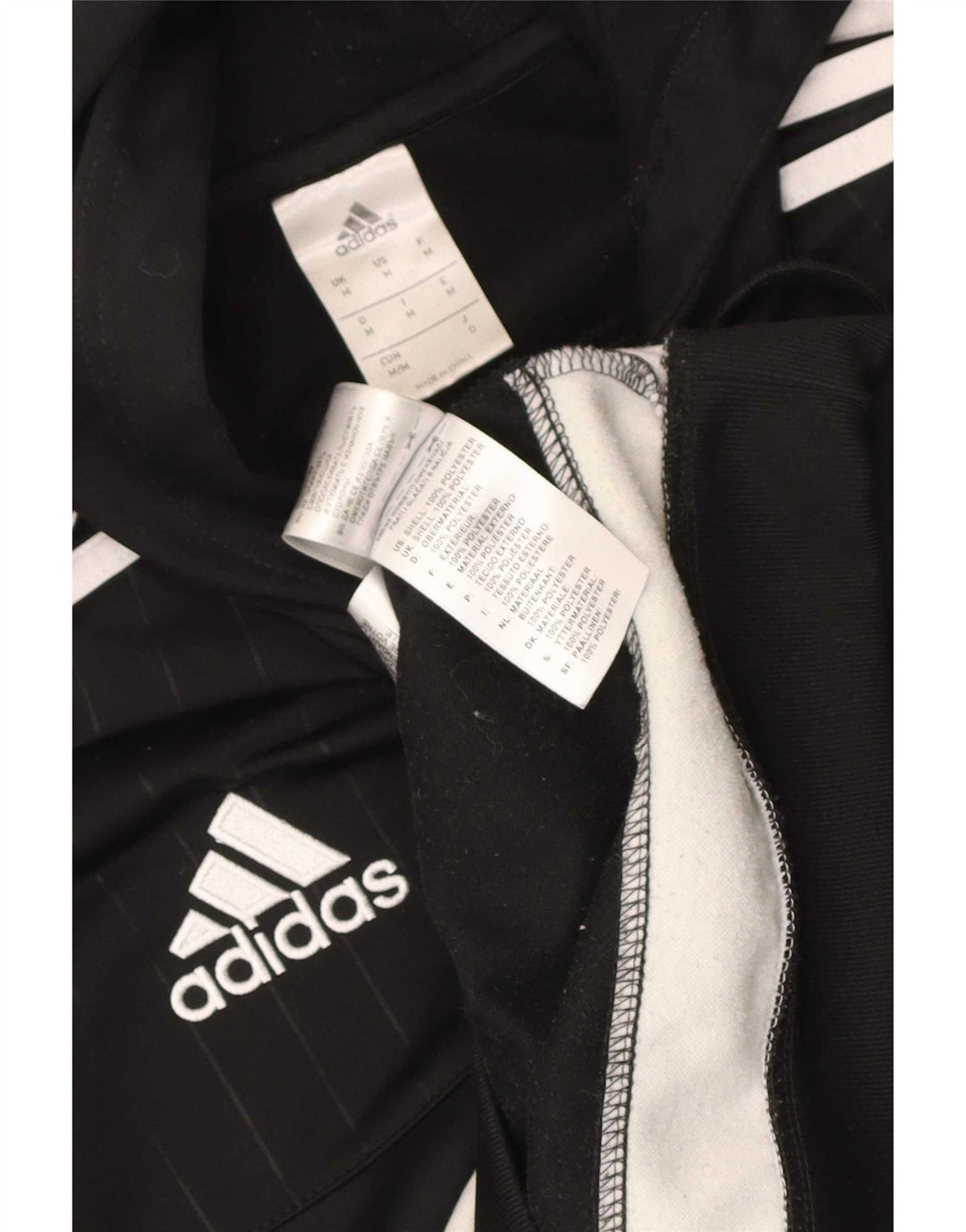 Męska bluza z kapturem Adidas z grafiką, średnia czarna, poliester z blokami kolorów