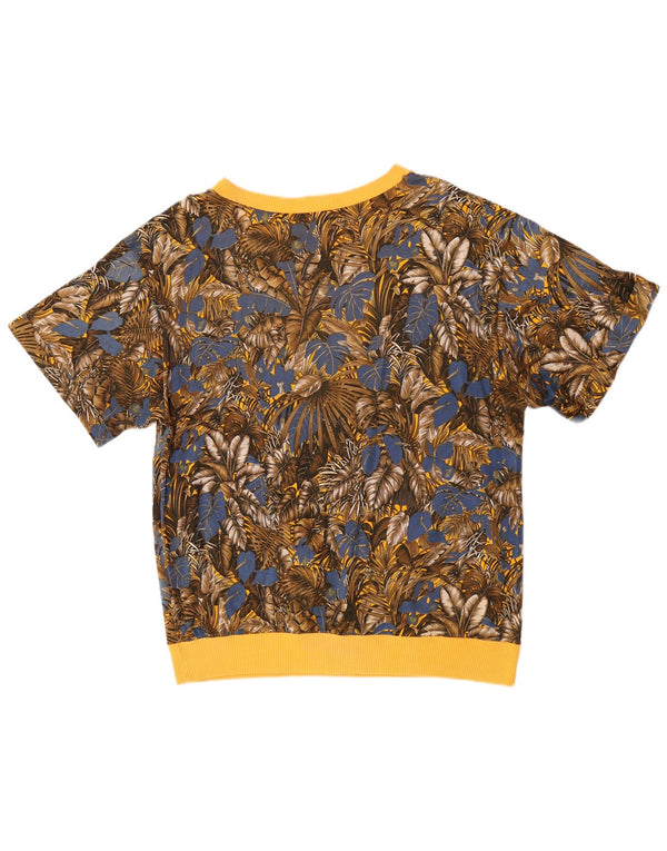 Damska koszulka graficzna Salvatore Ferragamo Top UK 16, duża, wielokolorowa Tr