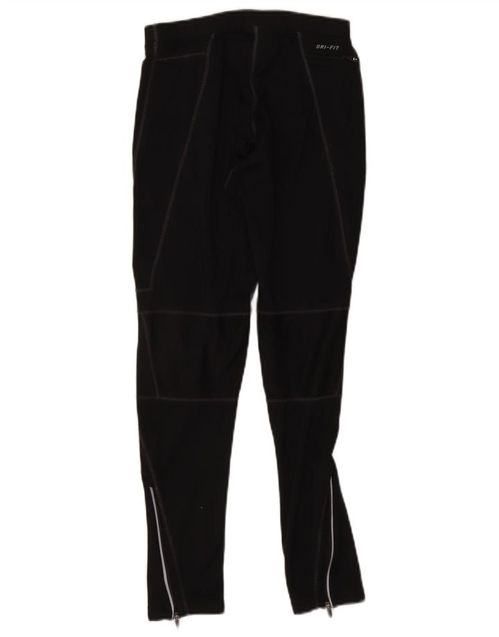 Damskie legginsy Nike Dri Fit UK 12, średni czarny poliester