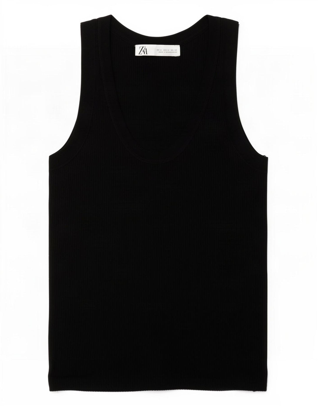 Damska kamizelka Zara Top UK 8, mała, czarna, poliester