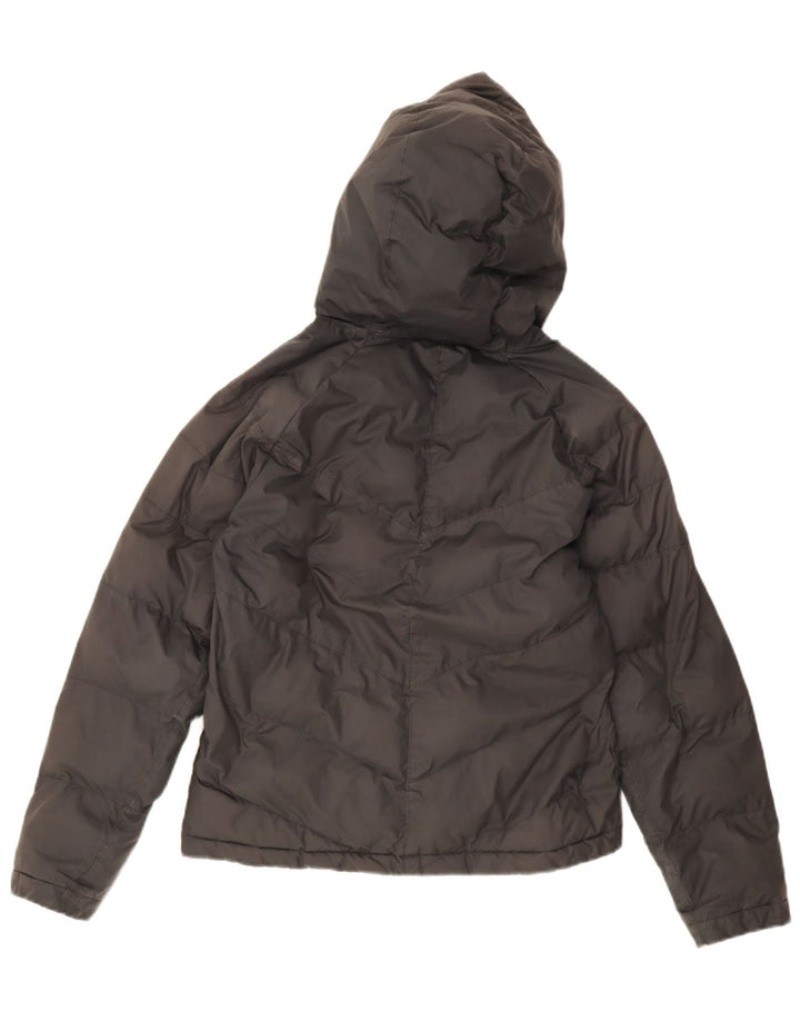 Chłopięca wyściełana kurtka z kapturem i kapturem Nike 12-13 lat, duża, czarna, poliestrowa