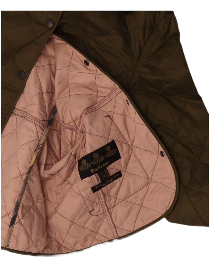 Damska pikowana kurtka Barbour UK 10 Small Khaki