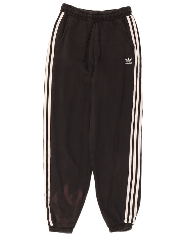 Damskie spodnie dresowe Adidas Joggers UK 10 Small Black Cotton