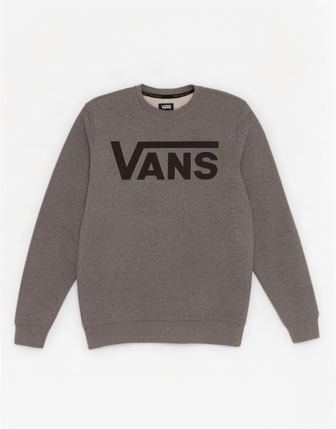 Męska bluza z grafiką Vans, mała, szara, nakrapiana bawełna