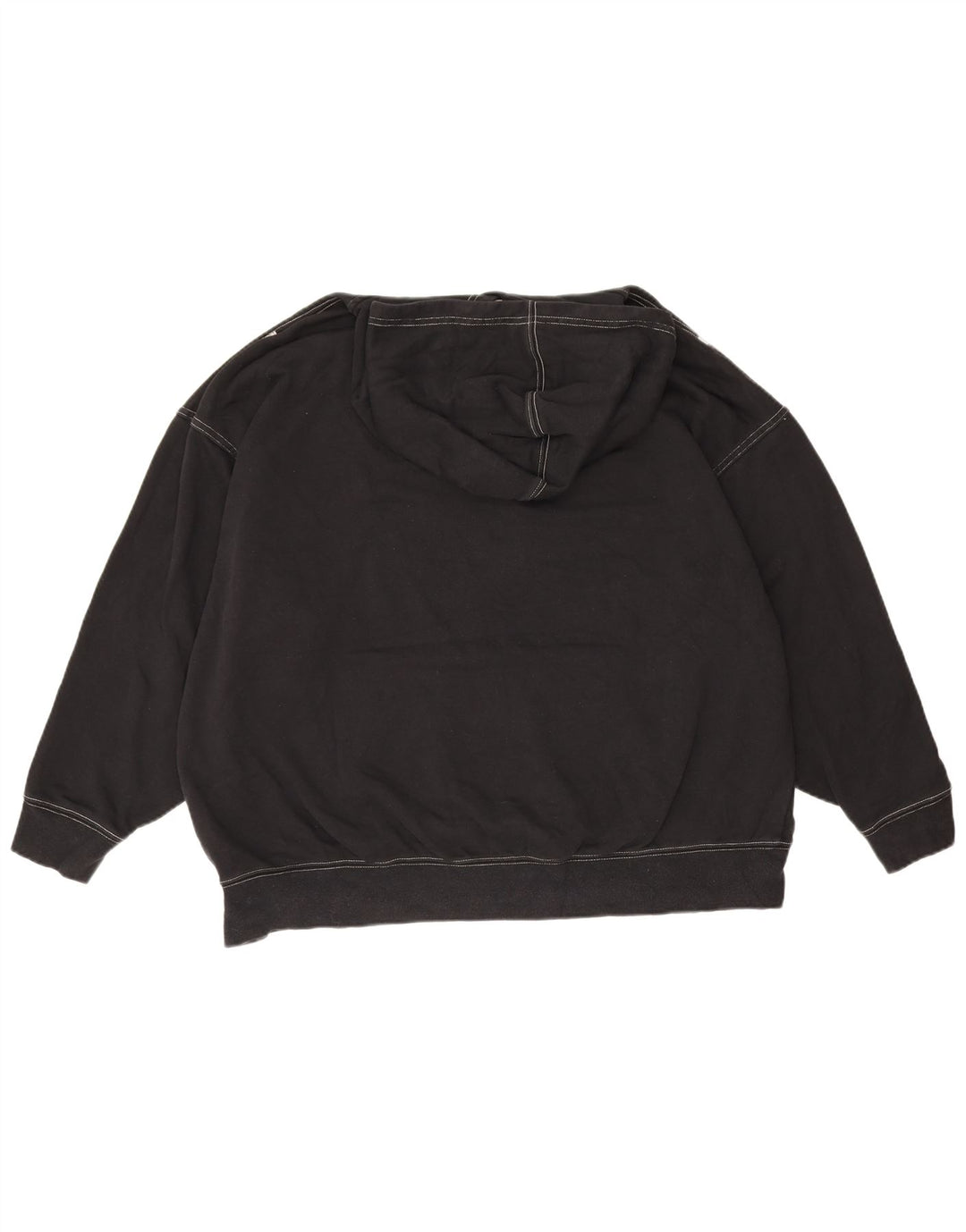 Męski sweter oversize z kapturem Nike, mały, czarny, bawełniany