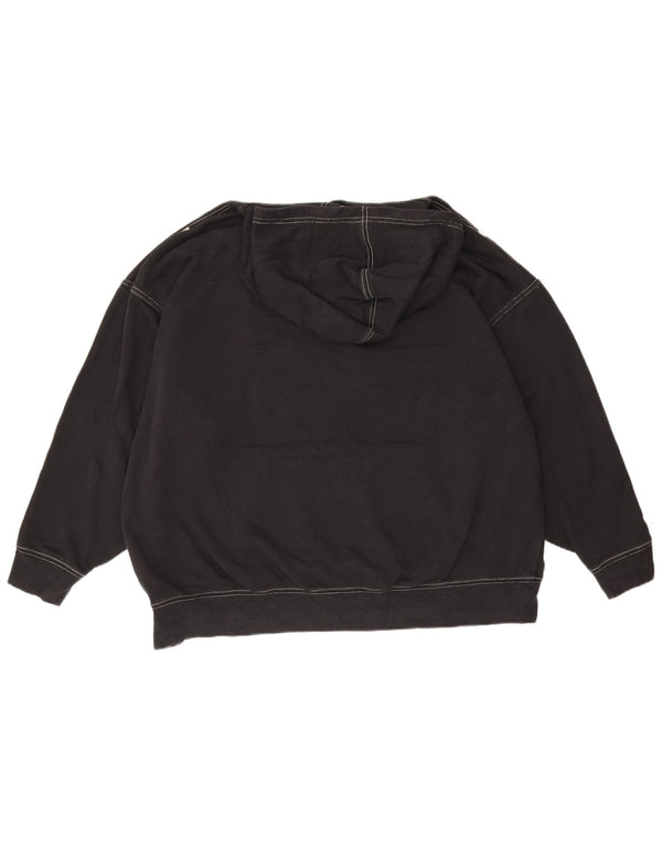 Męski sweter oversize z kapturem Nike, mały, czarny, bawełniany