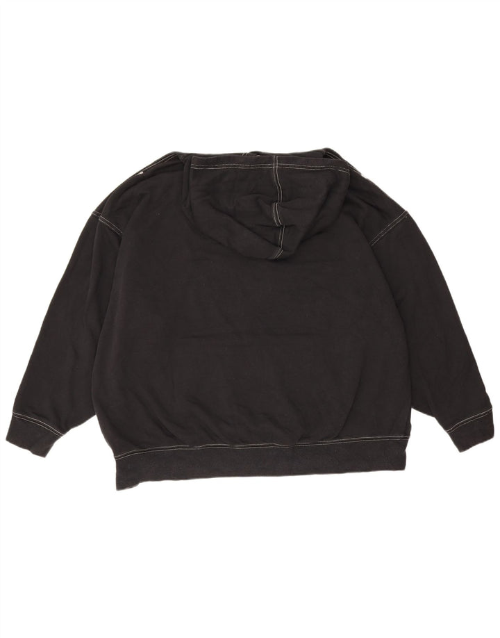 Męski sweter oversize z kapturem Nike, mały, czarny, bawełniany