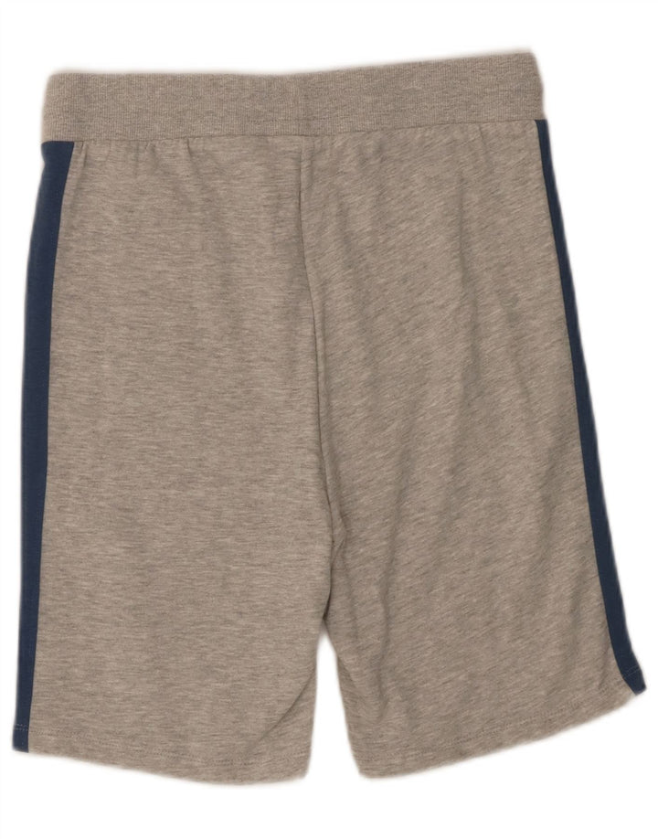 Męskie spodenki sportowe Jack & Jones, małe, szare, bawełniane z blokami kolorów