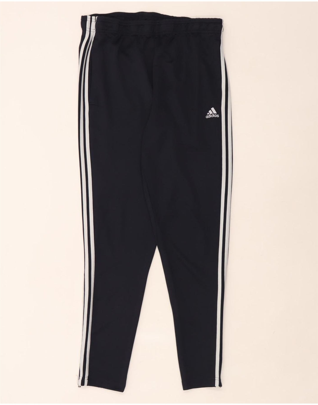 Męskie spodnie dresowe Adidas, duże, granatowe, z poliestru