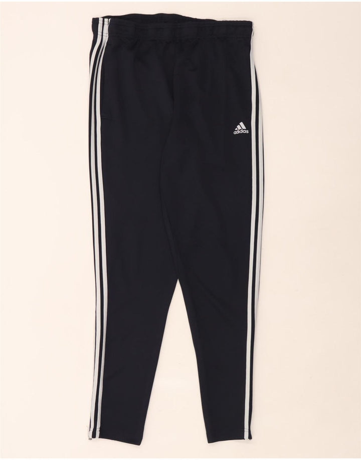 Męskie spodnie dresowe Adidas, duże, granatowe, z poliestru