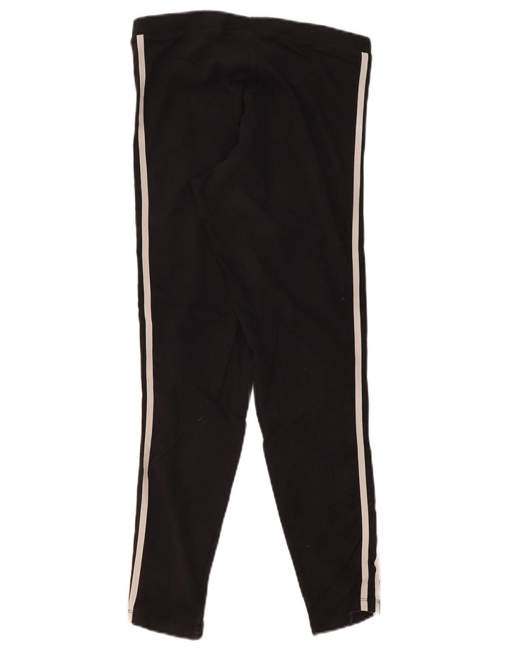 Legginsy damskie Adidas UK 14, średnie, czarne, bawełniane