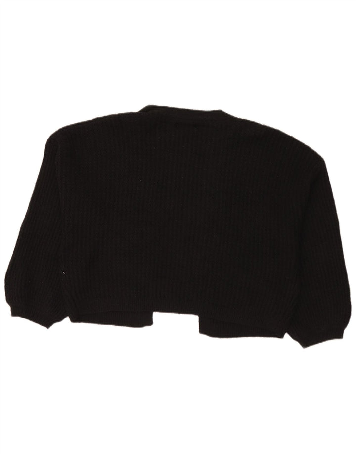 Damski sweter oversize Fat Face Crop Open Cardigan UK 14, duży, czarny