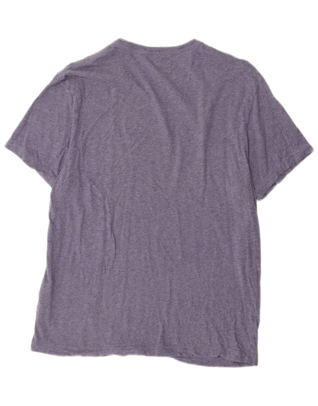Damska koszulka t-shirtowa J. Crew Broken In, średnia, niebieska bawełniana nakrapiana