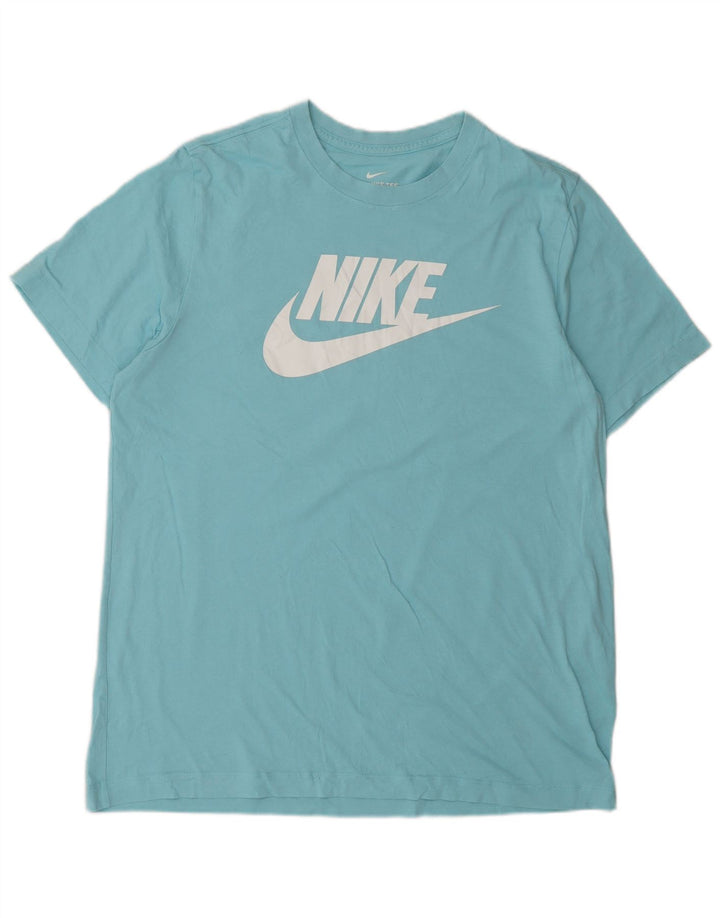 T-shirt męski Nike, duży, niebieski, bawełniany