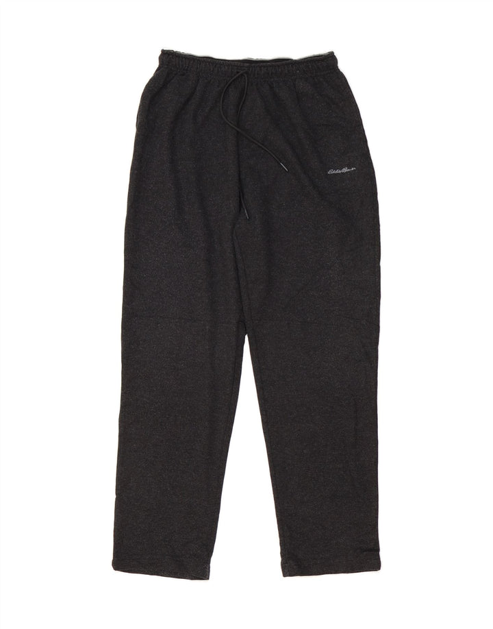 EDDIE BAUER Mens Tracksuit Trousers Medium  Grey Flecked Polyester Vintage Eddie Bauer and Second-Hand Eddie Bauer from Messina Hembry 