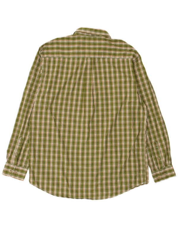 Męska koszula flanelowa Wald & Forst, rozmiar 43/44 XL, khaki, bawełniana krata