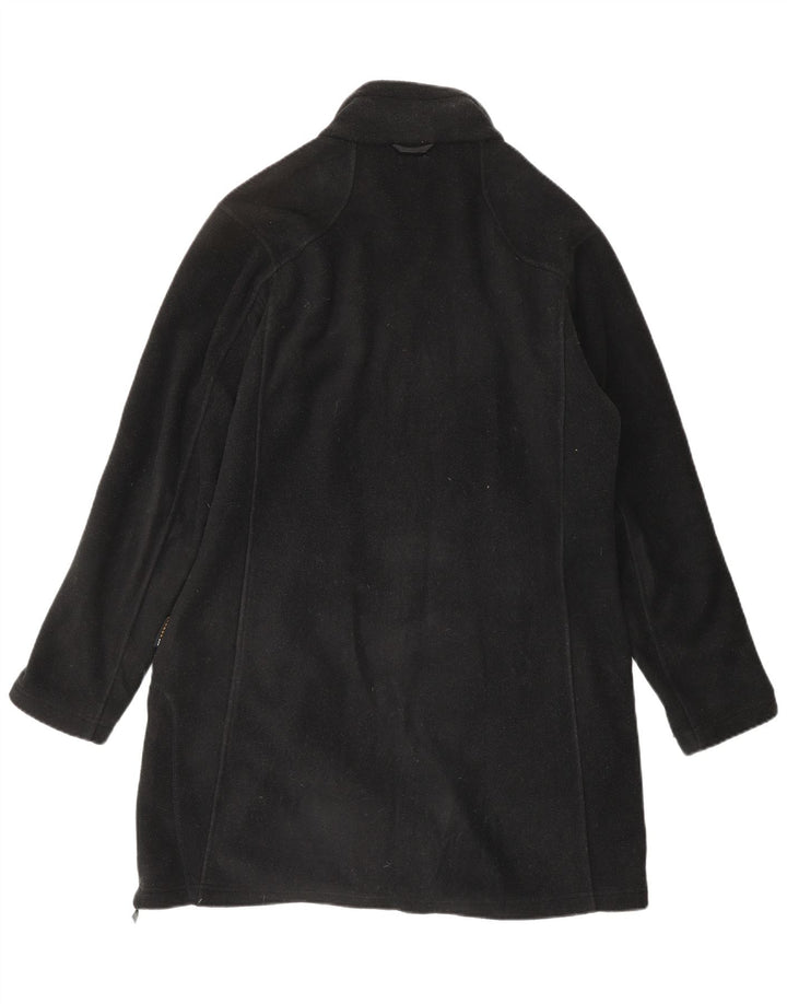 JACK WOLFSKIN Womens Fleece Overcoat UK 18 XL Black Polyester