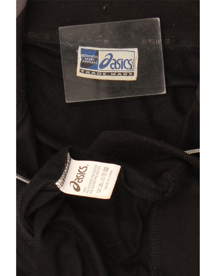 Damska kurtka dresowa Asics UK 14, średni czarny poliester