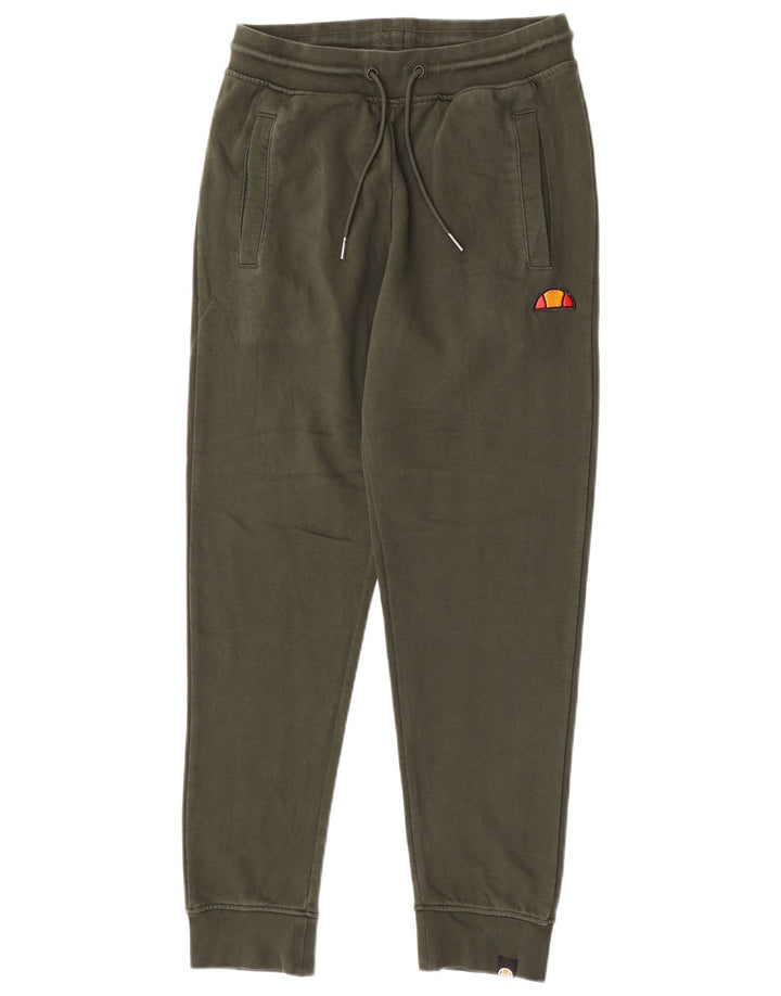 Męskie spodnie dresowe Ellesse Joggers Small Khaki Cotton