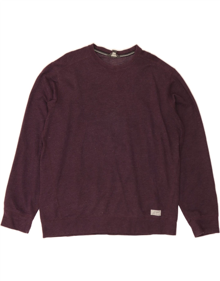 EDDIE BAUER Mens Sweatshirt Jumper Large Purple Cotton Vintage Eddie Bauer and Second-Hand Eddie Bauer from Messina Hembry 