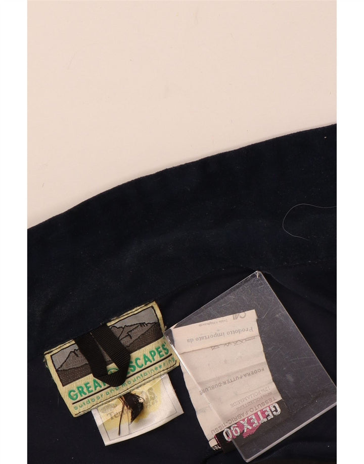 Męska kurtka polarowa GREAT ESCAPES UK 42 XL, granatowa, poliestrowa