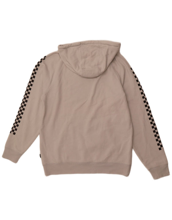 Męski sweter z kapturem VANS, duży, złamanej bieli, bawełniany