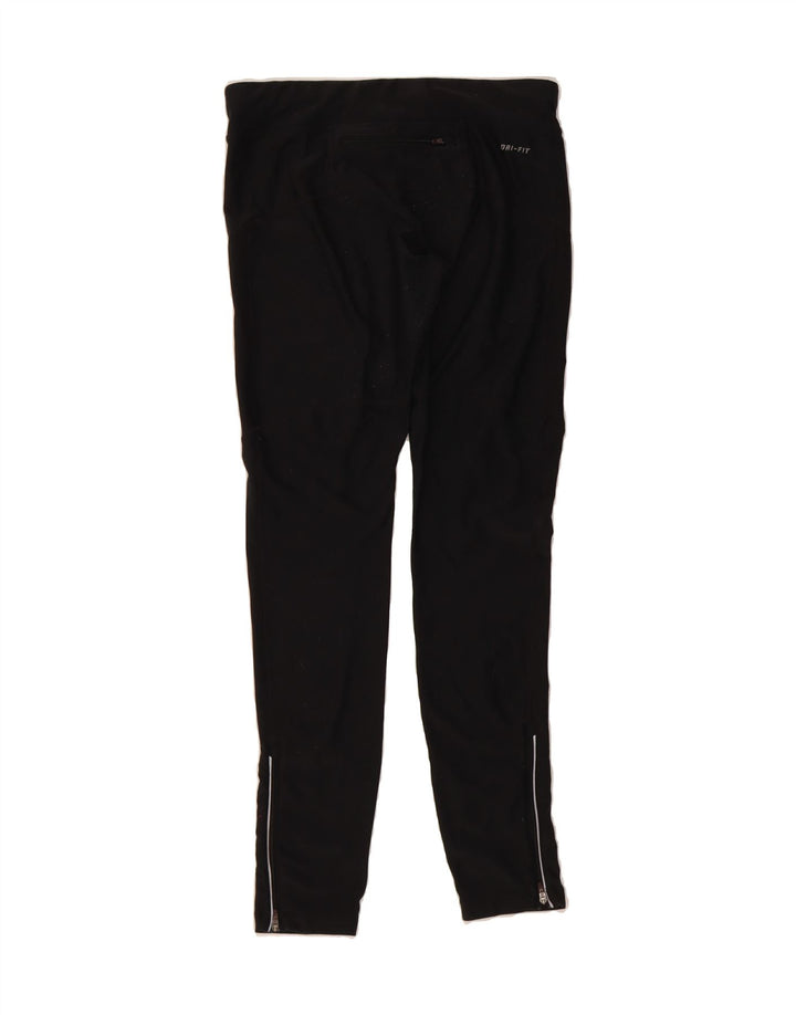 NIKE Womens Dri Fit Leggings UK 14 Medium  Black Polyester Vintage Nike and Second-Hand Nike from Messina Hembry 