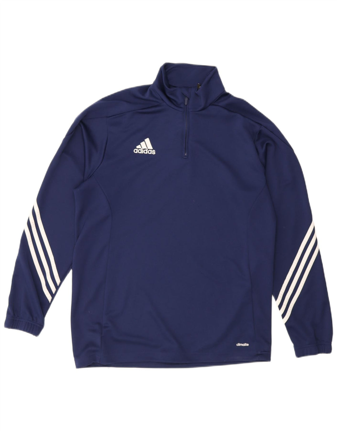 Adidas Męskie Climalite Zip Neck Pullover Dres Top Duży Granatowy