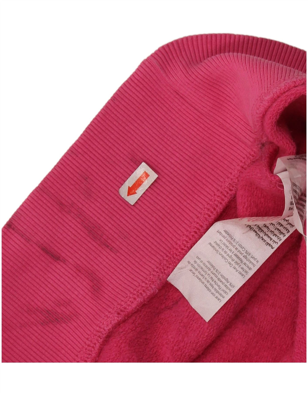JACK WILLS Damski sweter oversize UK 14, średni różowy, bawełniany