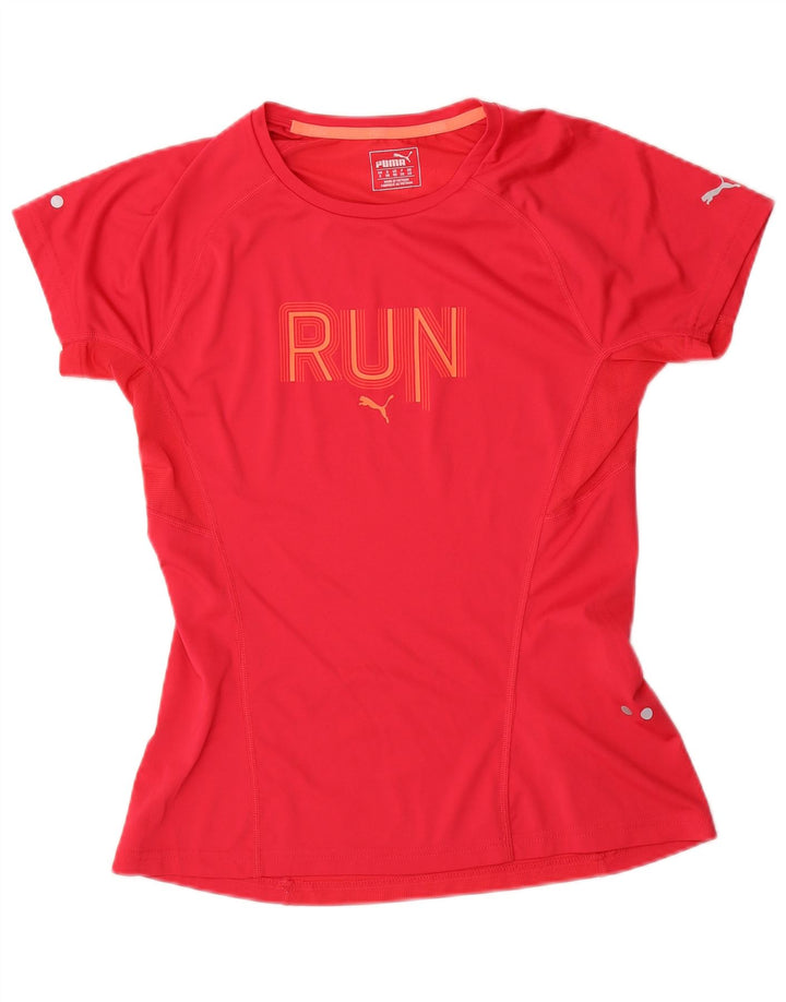 Damska koszulka z grafiką Puma Top UK 10 Small Red Polyester